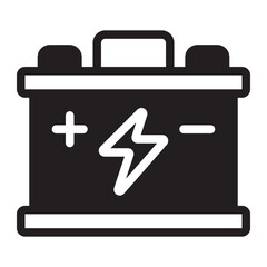 accumulator glyph icon