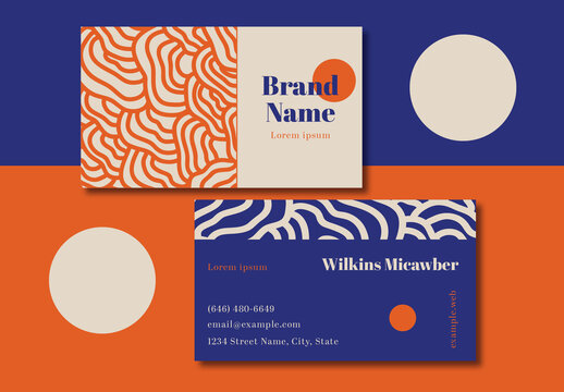 Abstract Business Card