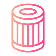 air filter gradient icon