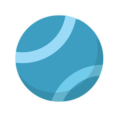 Isolated colored tennis ball icon Vector