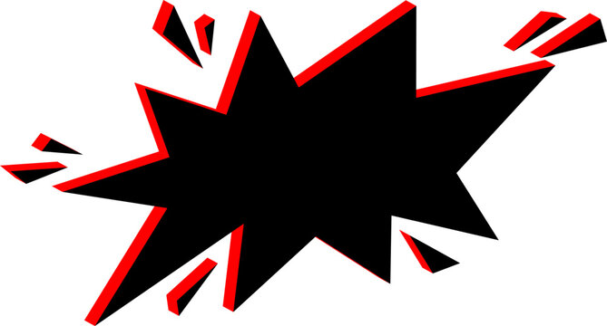 collection broken star bomb splash bubble tag sale price pop up surprise flat design