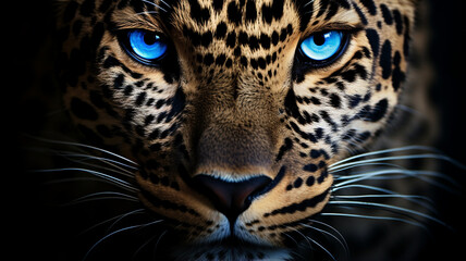 leopard with big eyes