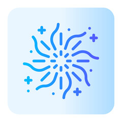 fireworks gradient icon