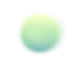 Color gradient, round shape gradation, grain noise texture, blur