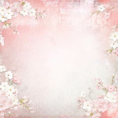Sakura With Flowers Backgrounds designs 3