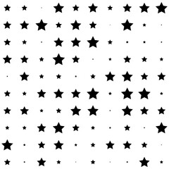 Stars random pattern background. Vector illustration.