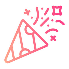 confetti gradient icon