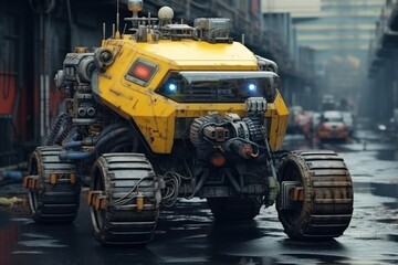 Monster car in post apocalyptic world