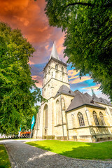Fototapeta na wymiar Kirche, Lüdinghausen, Luedinghausen, Deutschland 
