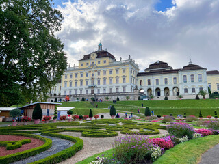 Ludwigsburg Palace where the Pumpkin festival is held every year, Germany, October 15, 2023,...
