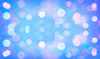Blue bokeh background with copy space for text or your images, Suitable for seasonal, holidays, event, celebrations, Ad, Poster, Sale, Banner, Party, and various design works