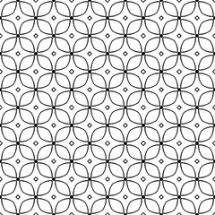 Fototapeta premium Black seamless abstract pattern. Overlay for background and backdrop. Ornamental design. PNG graphic illustration with transparent background.