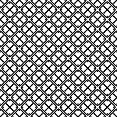 Black seamless abstract pattern. Overlay for background and backdrop. Ornamental design. PNG graphic illustration with transparent background.