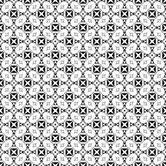 Black seamless abstract pattern. Overlay for background and backdrop. Ornamental design. PNG graphic illustration with transparent background.