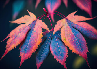 Autumn Leaves in Vibrant Colors