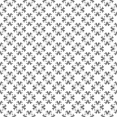 Black seamless abstract pattern. Overlay for background and backdrop. Ornamental design. PNG graphic illustration with transparent background.