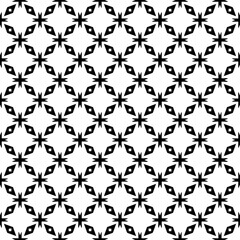 Black seamless abstract pattern. Overlay for background and backdrop. Ornamental design. PNG graphic illustration with transparent background.