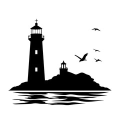 lighthouse vector
