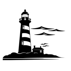 lighthouse vector