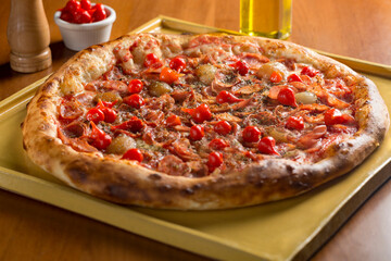 pizza with pepper
