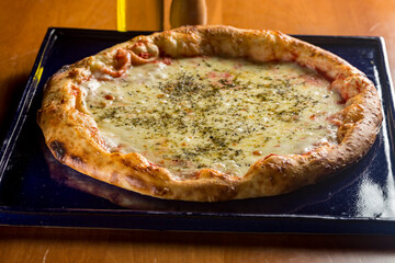 pizza on a plate