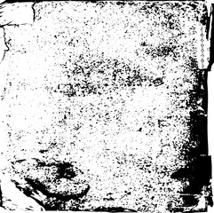 Rustic grunge vector texture with grain and stains. Abstract noise background. Weathered surface. Dirty and damaged. Detailed rough backdrop. Vector graphic illustration with transparent white. EPS10.