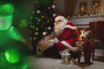 christmas, celebration, santa claus, adult, santa, red, cheerful, holiday, decoration, santa hat,...