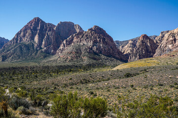 Red Rock Canyon National Conservation Area located in Mountain Springs, Nevada.
