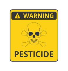 Obraz premium Warning Pesticides Symbol 