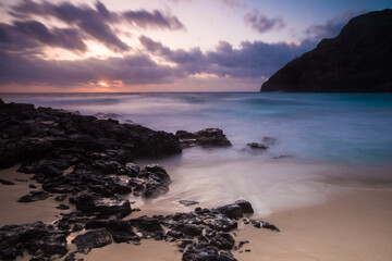 Fototapeta na wymiar Hawaiian Sunset/Sunrise