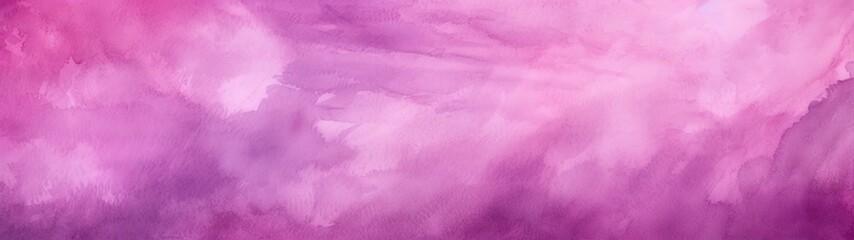 Fototapeta premium Magenta Magic: Abstract Watercolor Paper Texture for Web Banner Panorama