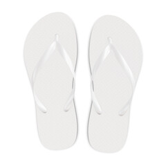 a blank image of a flip flop isolated on a white background