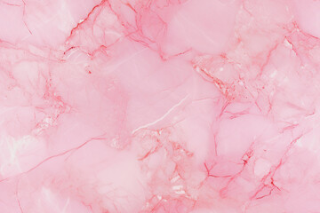 Fototapeta premium Pink seamless pattern with marbling effect. Repeatable marble texture. Applicable for fabric print, textile, wrapping paper, wallpaper, smartphone cover. Beautiful background.