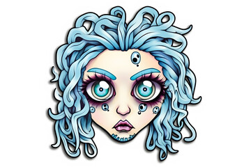 cartoon game avatar. Neural network AI generated art