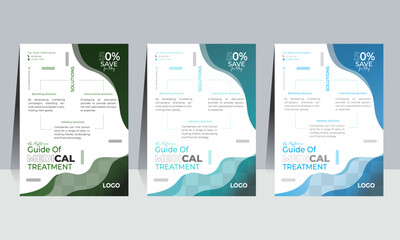 
Creative and radiant two colors corporate Flyer Template Design, vector marketing illustration template design.
