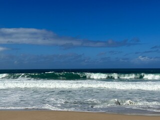 waves on the beach