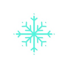 snowflakes on a white background