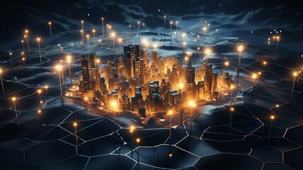 an inviting scene featuring a global network of interconnected blockchain nodes, a testament to the complexity and elegance of this decentralized system