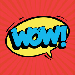 Colored comic bubble chat Vector