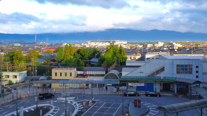 Obraz premium 瀬田駅前（土曜日の朝）1