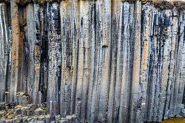 Obraz premium Icelandic basalt rock patterns 