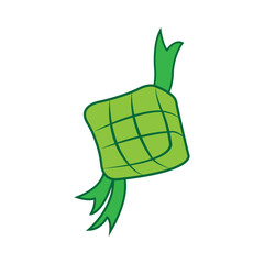 ketupat icon logo vector design template