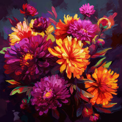 Fototapeta premium Elegant floral background