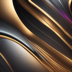 abstract metalic background for graphic projects. Gold and black