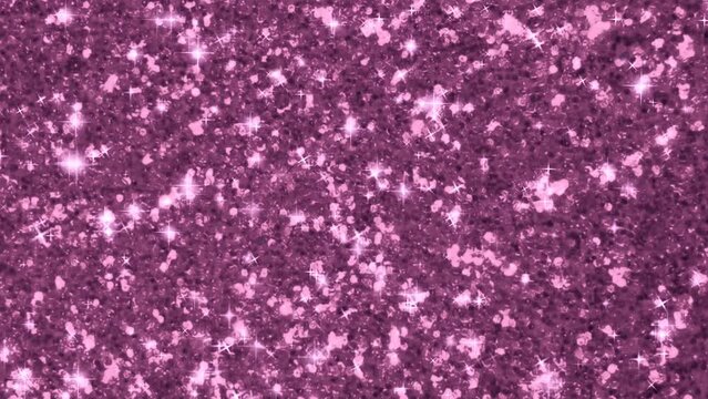 Looping animation of a shining pink glitter texture