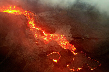 Fagradalsfjall volcano in Iceland