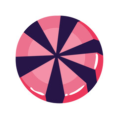 Isolated halloween candy icon Vector