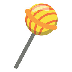 Halloween lollipop candy Trick or treat Vector