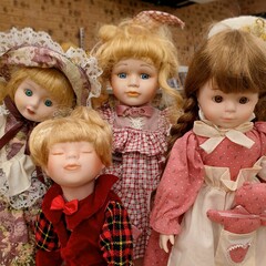 porcelain doll collection