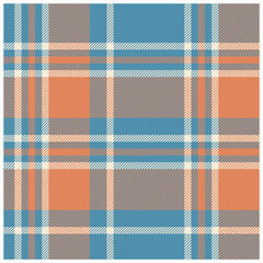 Seamless fabric design. Plaid cloth vector illustration